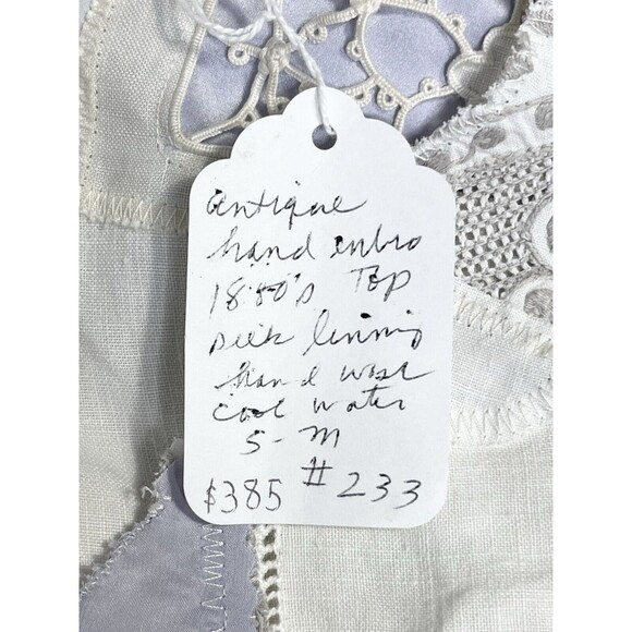 Char Santa Fe Embroidered Top. Size: 5 m - Picture 7 of 8